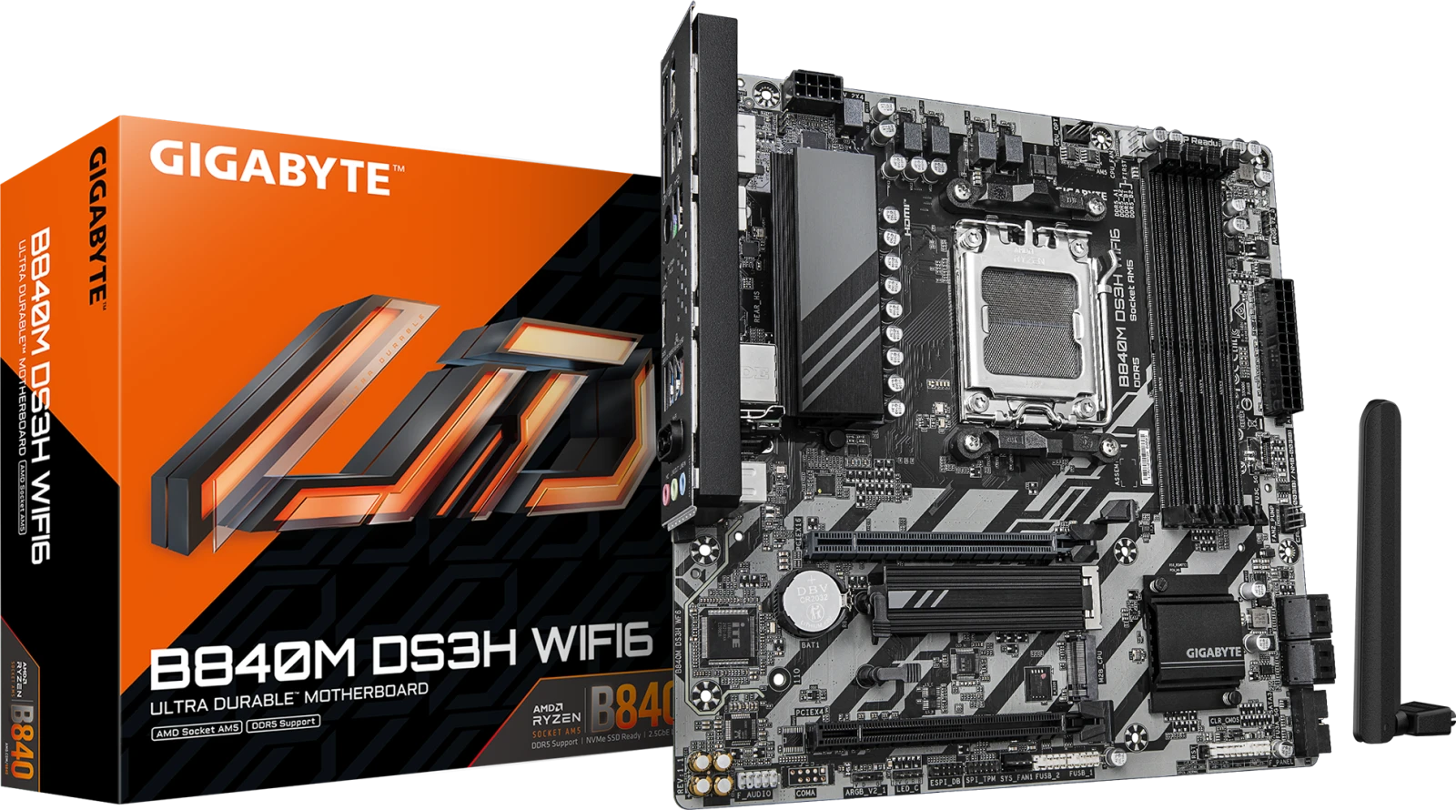 Gigabyte B840M DS3H WIFI6 (Rev. 1.1)
